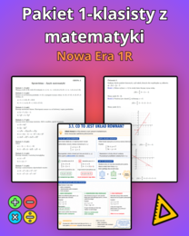 Pakiet 1-klasisty z matematyki - NE 1R