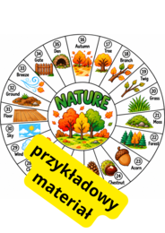 AUTUMN ACTIVITY PACK – Jesienny pakiet edukacyjny Bee Best - spinning Wheels,  wylicznka, naklejki - pacynki, zakładki, printouts