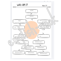 Who am I? - karta pracy