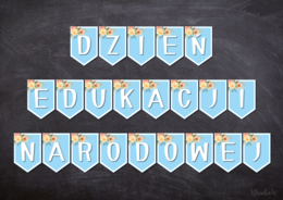 Dzień Edukacji Narodowej - girlanda