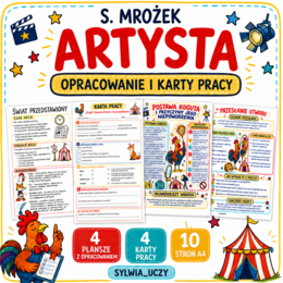 S. Mrożek, Artysta - opracowanie i karty pracy