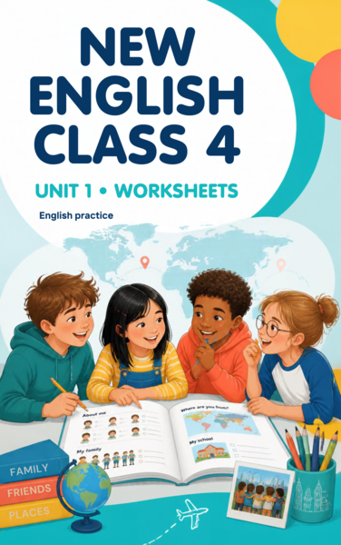 New English Class 4 – Unit 1 | Kompletny zestaw ćwiczeń do druku