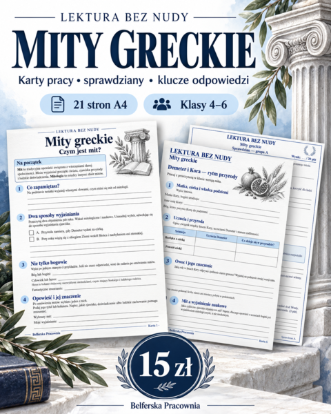🏛️ MITY GRECKIE — LEKTURA BEZ NUDY