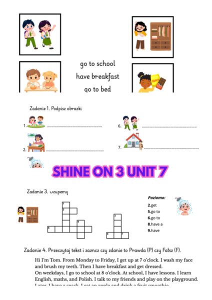 Shine on 3 unit 7