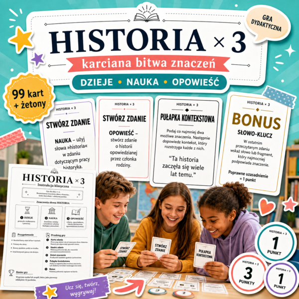 HISTORIA × 3 – karciana bitwa znaczeń