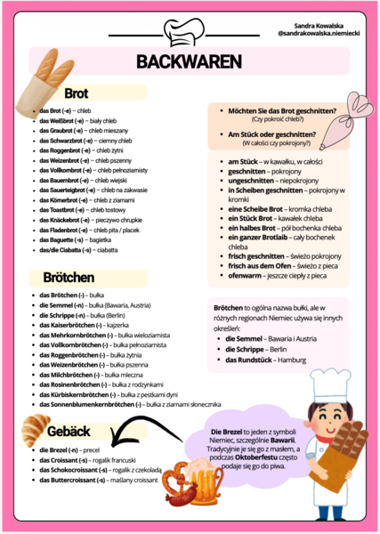 Rund ums Essen - czyli wszystko, czego potrzebujesz na temat jedzenia po niemiecku.