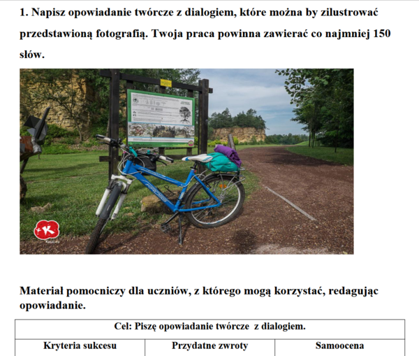 Scenariusz dwugodzinnych zajęć, podczas których uczniowie redagują opowiadanie z dialogiem
