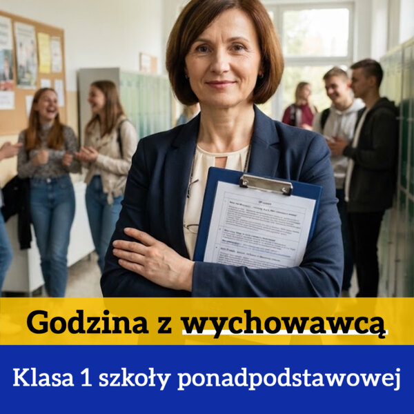 Zajęcia z wychowawcą - klasa I szkoły ponadpodstawowej