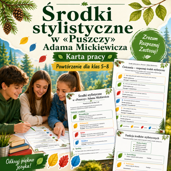 Środki stylistyczne w puszczy Mickiewicza