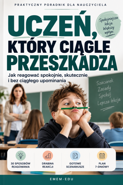Uczeń, który ciągle przeszkadza – 30 sposobów reagowania | Poradnik dla nauczyciela