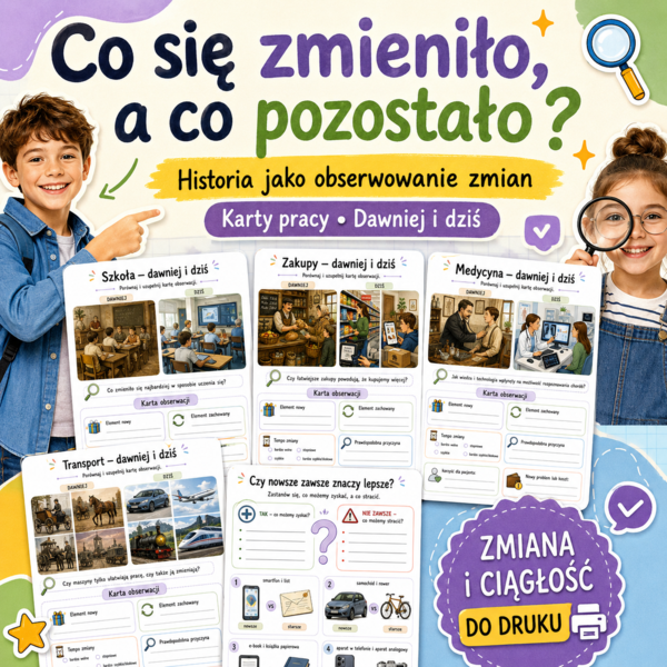 Co się zmieniło, a co pozostało? — historia jako obserwowanie zmian