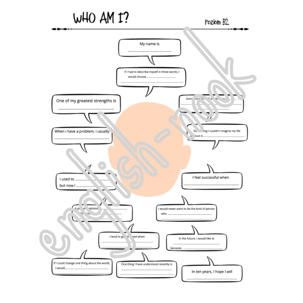 Who am I? - karta pracy B2