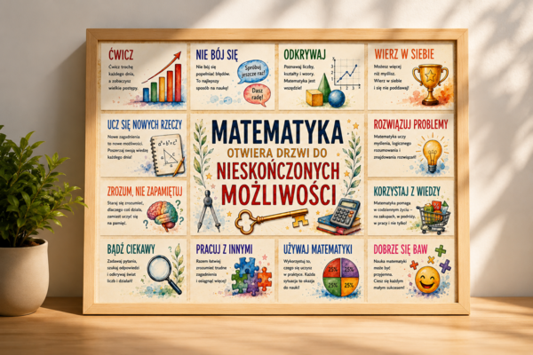Matematyka – motywacyjne plakaty do sali lekcyjnej