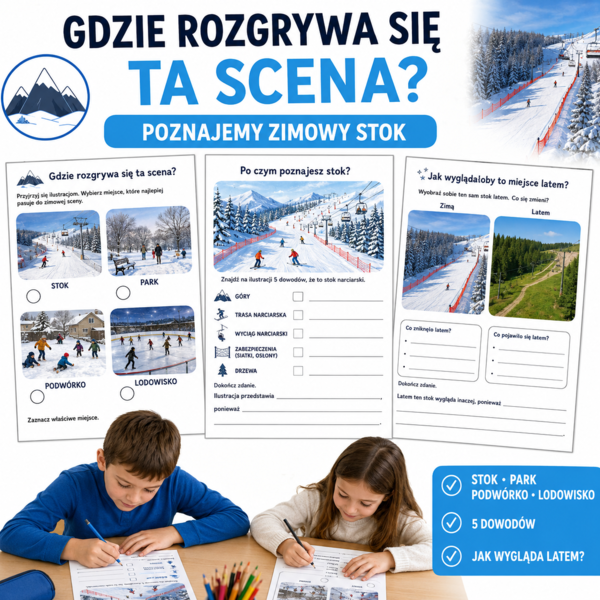Gdzie rozgrywa się ta scena? – poznajemy zimowy stok