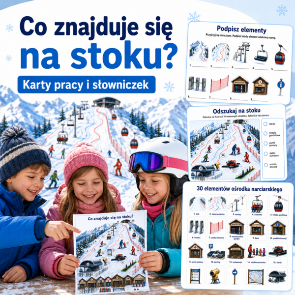 Co znajduje się na stoku? — 30 elementów ośrodka narciarskiego do rozpoznania
