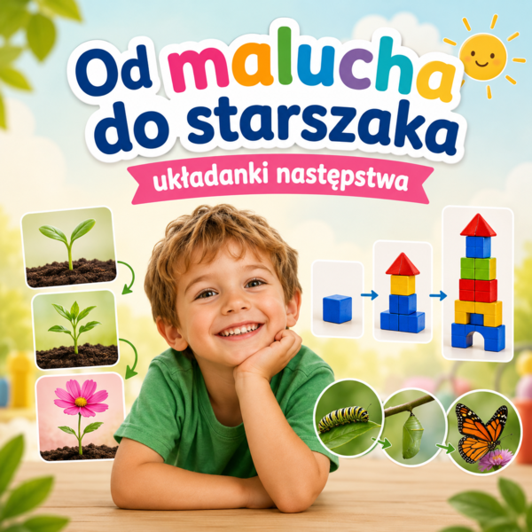 Od malucha do starszaka — układanki następstwa