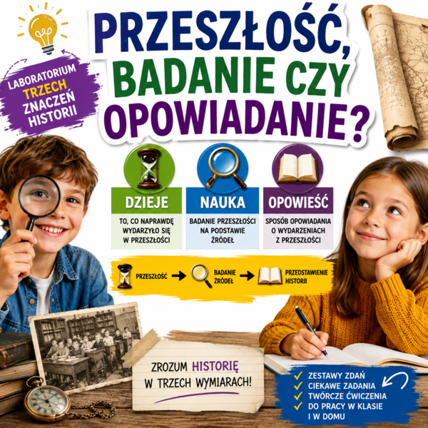 Przeszłość, badanie czy opowiadanie? — laboratorium trzech znaczeń historii