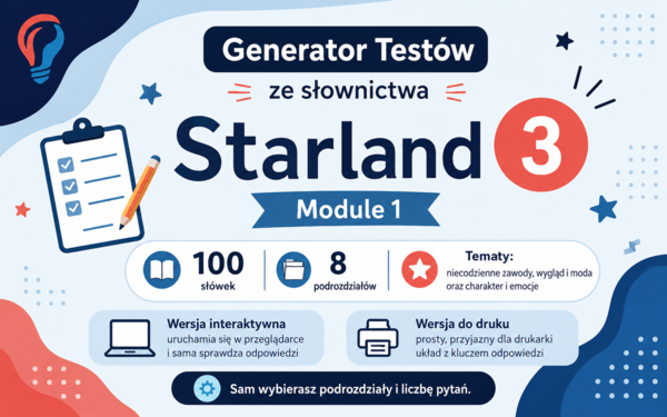 Generator testów Starland 3, Module 1
