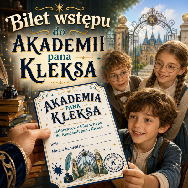 Bilet wstępu do Akademii pana Kleksa