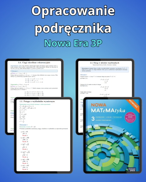 Opracowanie podręcznika Nowa Era 3P