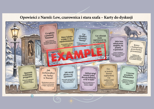Plansza dyskusyjna, "Opowieści z Narnii", pdf