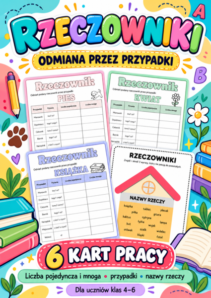 RZECZOWNIKI- odmiana przez przypadki
