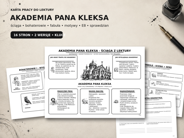 Akademia Pana Kleksa - karta pracy