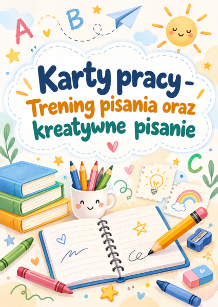 Karty pracy - Trening pisania oraz kreatywne pisanie