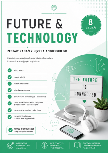 Future & technology - zadania z języka angielskiego - szkoła podstawowa