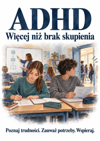 ADHD – Gazetka szkolna | 16 plansz A4