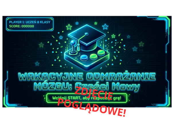 Gra przypominająca informacje o odmiennych i nieodmiennych częściach mowy