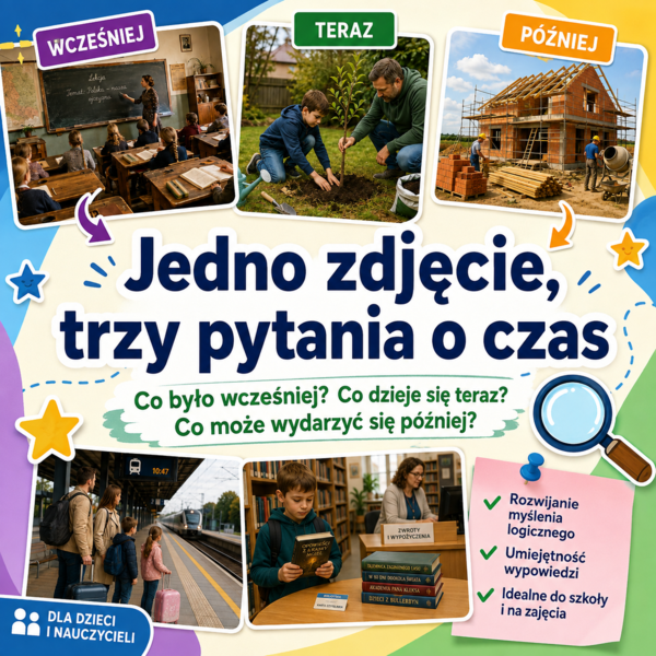 Jedno zdjęcie, trzy pytania o czas — kiedy, teraz i co dalej?