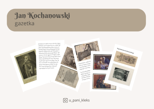 Jan Kochanowski - gazetka