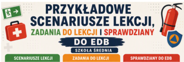 Przykładowe scenariusze lekcji, zadania i sprawdziany EDB szkoła średnia