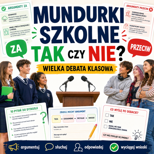 Mundurki szkolne — TAK czy NIE? Wielka debata klasowa