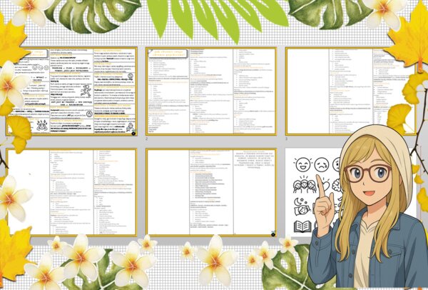 Sketchnotka/notatka - dla ucznia i przypomnienie dla nauczyciela w pdf. Temat "Jak chronić swoje zdrowie psychiczne?". Edukacja zdrowotna. Klasa 5.