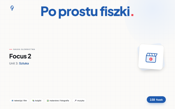 Fiszki do Unit 3 Focus 2