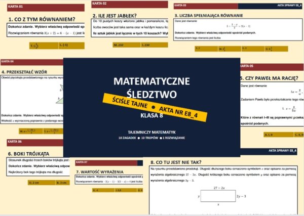 Równania - matematyczne śledztwo