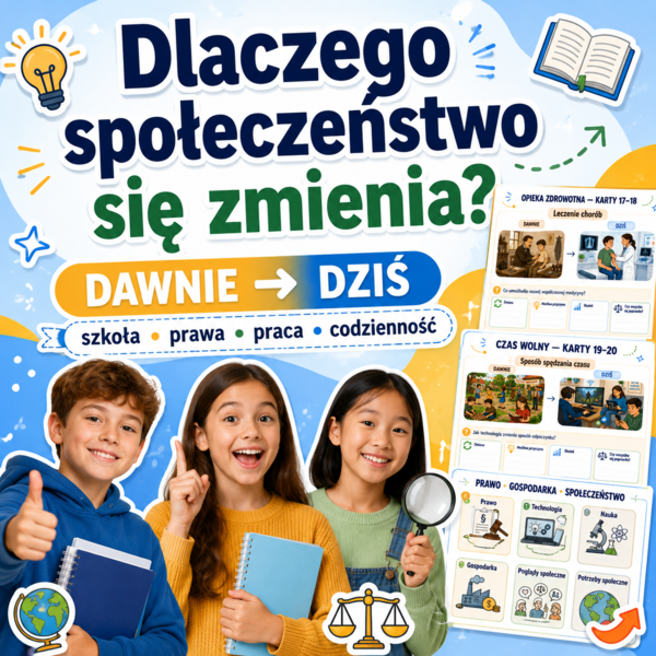 Dlaczego społeczeństwo się zmienia? — historia praw, szkoły, pracy i codzienności