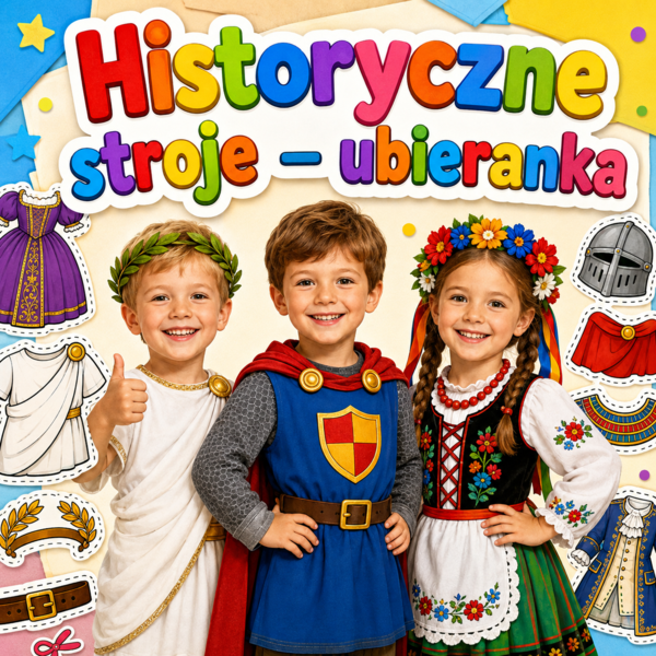 Historyczne stroje – ubieranka