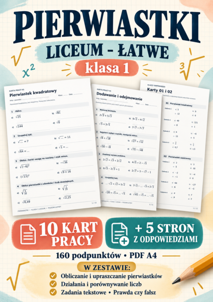 PIERWIASTKI-LICEUM-ŁATWE-klasa 1
