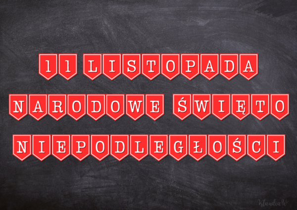 ŚWIĘTO NIEPODLEGŁOŚCI - GIRLANDA