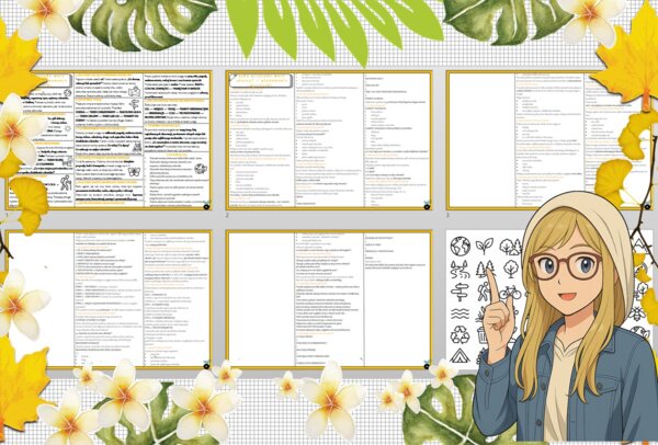 Sketchnotka/notatka - dla ucznia i przypomnienie dla nauczyciela w pdf. Temat "Jaka przyroda mnie otacza-planowanie wycieczki". Edukacja zdrowotna. Klasa 5.