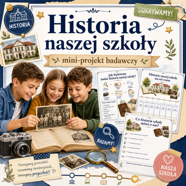 Historia naszej szkoły wyjaśnia, kim jesteśmy — mini-projekt badawczy
