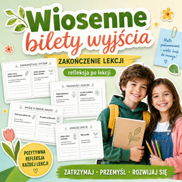 Wiosenne bilety wyjścia – 20 zakończeń lekcji
