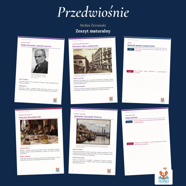 Przedwiośnie — Stefan Żeromski | Zeszyt maturalny: szczegółowe omówienie, 224 zadania i klucz odpowiedzi