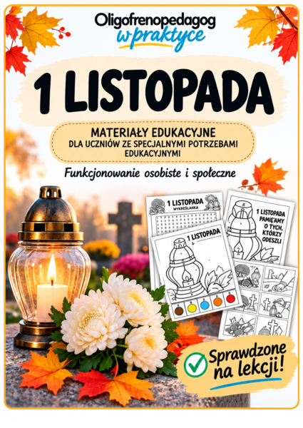 Karty pracy – 1 listopada dla uczniów z SPE