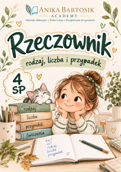 RZECZOWNIK – RODZAJ, LICZBA I PRZYPADKI | KLASA 4 SP