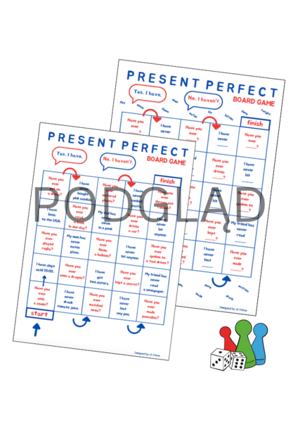 Present Perfect Board Game