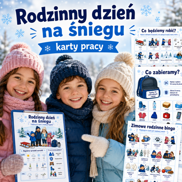 Rodzinny dzień na śniegu — zaplanuj 8 wspólnych aktywności